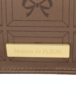 Maison de FLEUR FLEURチョコレートスクエアトートバッグ Brown