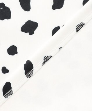 PW CIRCULUS 【MEN】スノーレオパード柄裏フリースモックネックT ホワイト系5