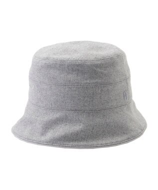 MOONBAT FURLA(フルラ)ツイードダウン ハット 帽子 UVカット サイズ調整 日本製 グレー