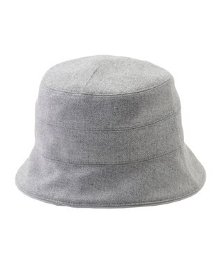 MOONBAT FURLA(フルラ)ツイードダウン ハット 帽子 UVカット サイズ調整 日本製 グレー