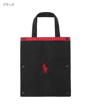 MOONBAT POLO RALPH LAUREN 傘袋 折りたたみ傘用 PP刺繍 吸水生地 ブラック