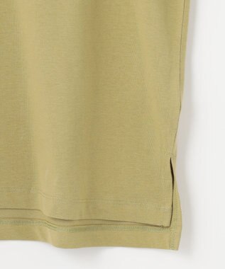 ANY L モックネックフレンチスリーブプルオーバー マスタード