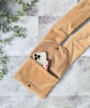 ROOTOTE 1275【マフラー＆サコッシュ】SC.マフ・ルー.アニマル-A 01：クマ