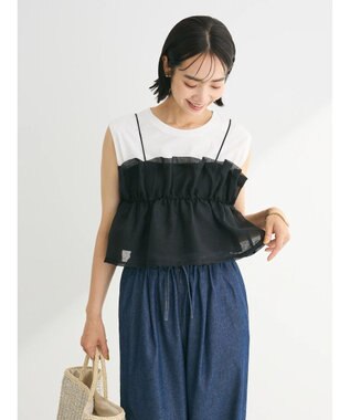 Green Parks 汗染み防止ノースリーブプルオーバー Off White