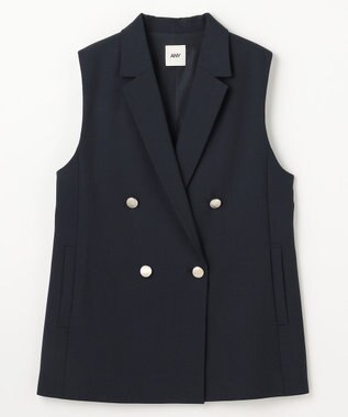 ANY イージーケアライトストレッチジレ ネイビー