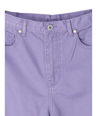 earth music&ecology カラーフレアパンツ Purple