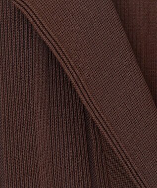 GRACE CONTINENTAL ダブルフロントニットジレ ブラウン