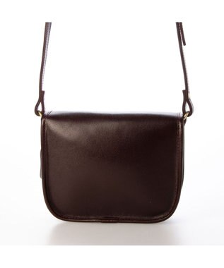 ing <ing>レザーショルダーバッグ ワイン