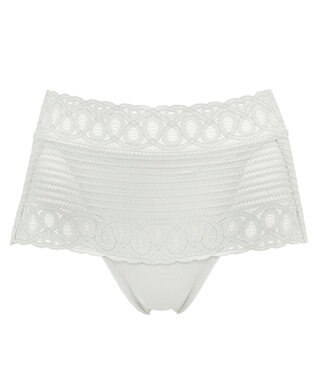 BRADELIS New York 【BRADELIS Me】Sweet Night Shorts  深履き レース ショーツ パールグレー