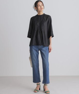 組曲 ダブルフリルレースシュシュ ホワイト系