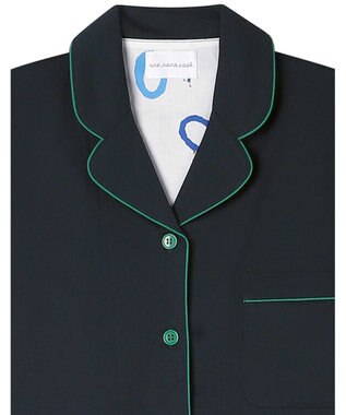 une nana cool 【綿混】両染ジャージ半袖パジャマ MADE WITH LIBERTY FABRIC KO