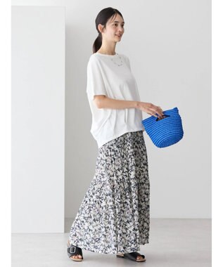 AMERICAN HOLIC 接触冷感裾タックカットプルオーバー Off White