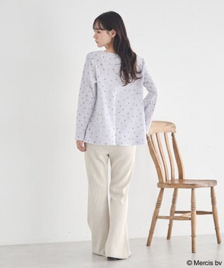 earth music&ecology 【予約】miffy/earth おやすみイラストT ブルー