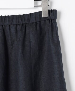 J.PRESS LADIES S 【WEB限定】リネン フレア スカート 【WEB限定】ネイビー系