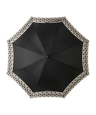 MOONBAT FURLA 【耐風】長傘 アーチロゴ ブラック