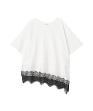 AMERICAN HOLIC レースドッキングＴシャツ Multi