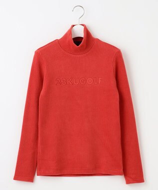 23区GOLF カラー豊富！【WOMEN】【吸湿発熱】グランサーモ モックネック カットソー ローズ系