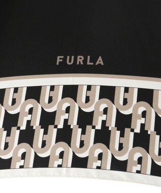 MOONBAT FURLA 【耐風】長傘 アーチロゴ ブラック