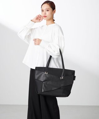 Y'SACCS 【Y'SACCS Gene Line】モルビアン トートバッグ Wide ブラック