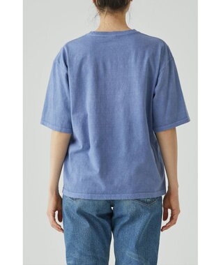 caqu caqu x GoodOn roundneck S/Stee  シンプルゆったりフィットの半袖Tシャツ saxe