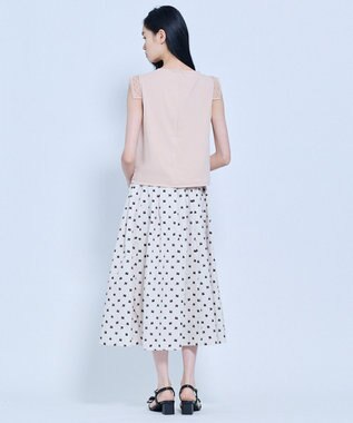 TOCCA VEGA＆STAR LACE ブラウス ピンク系