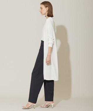 ICB L 【WEB限定カラーあり・接触冷感・UVケア・洗える】 シンセティックハイゲージ ロングカーディガン オフホワイト系