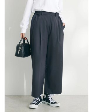 CRAFT STANDARD BOUTIQUE イージーケアピンストライプテーパードパンツ Stripe Gray