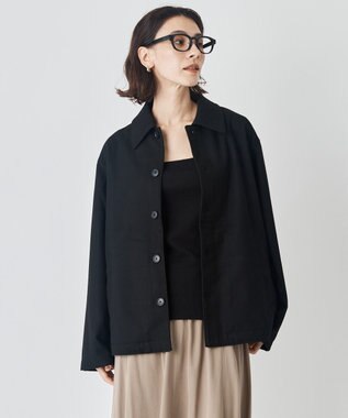 UNFILO MENS 【男女兼用】フラノライク ショートブルゾン [24年秋冬商品]