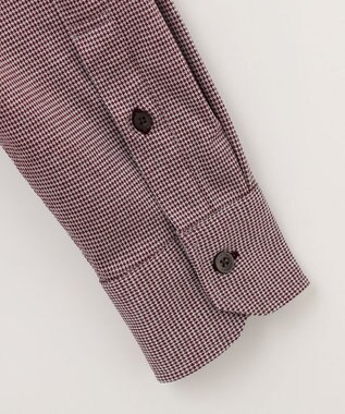 JOSEPH ABBOUD 【快適な着心地/イージーケア】ジャージーシャツ ワイン系7