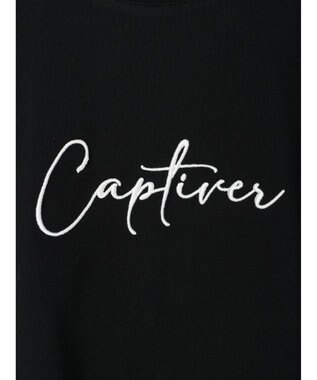 Green Parks ・Ｐｅｔｉｔ　Ｆｌｅｕｒ　ロゴ刺繍Ｔシャツ Black