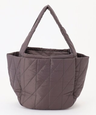 Y'SACCS 【Y’SACCS vous et】キルティングボックストート　Sサイズ ダークグレー