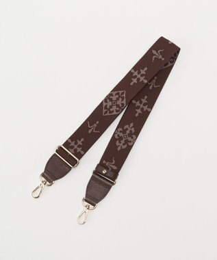 russet アレンジショルダーベルト［Monogram］(CE-1099) D.Brown（ゴールド金具）