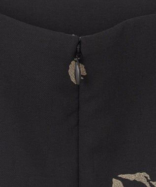 GRACE CONTINENTAL リップモチーフドレス ブラック