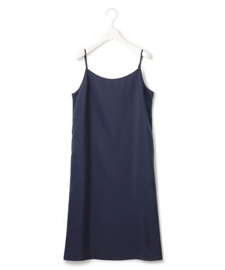 ICB 【洗える】ナイロンラッセルレース シャツワンピース ネイビー系