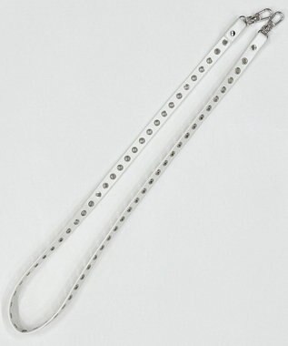 WEGO PUスタッズストラップ ホワイト