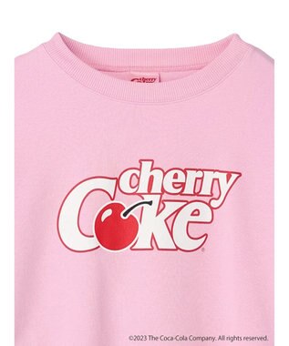 earth music&ecology 別注Ｃｈｅｒｒｙ　Ｃｏｋｅ「R」スウェット Light Pink