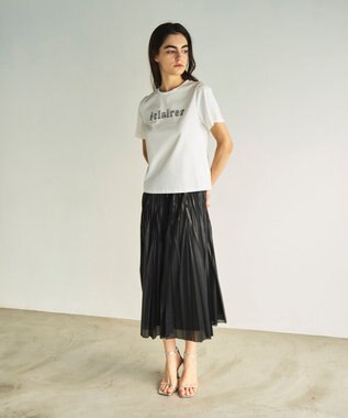 GRACE CONTINENTAL ラメロゴTee ホワイト