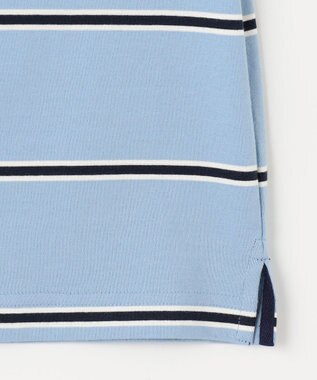 J.PRESS KIDS 【100-130㎝】マルチボーダー 半袖Ｔシャツ サックスブルー系1