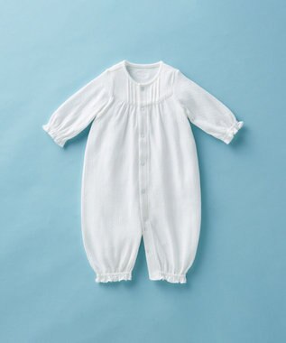 MIKI HOUSE HOT BISCUITS 【ミキハウス】【50-60cm】セレモニードレスセット【秋冬向け】【箱入】 白