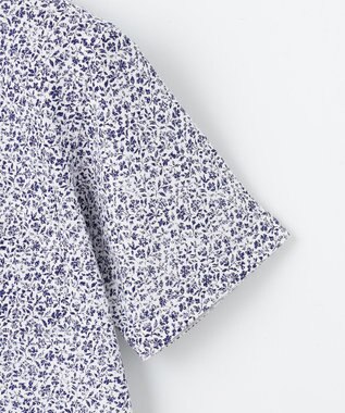 JOSEPH ABBOUD 【吸水速乾/イージーケア】シャンブレープリント ジャージ シャツ ホワイト系5