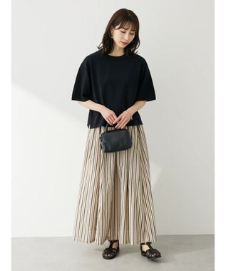 Green Parks 洗えるニットＴシャツ Off White