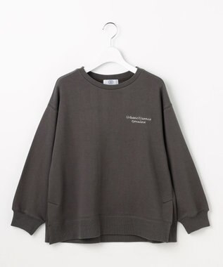 J.PRESS LADIES S 【WEB限定】ロゴ裏毛 スウェット スレート系