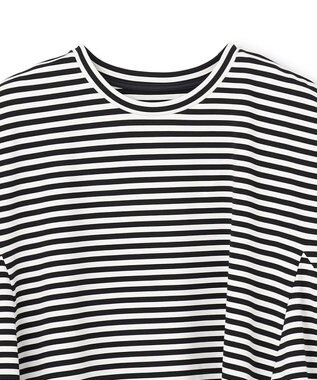 UNFILO 【一部店舗限定カラー】BEAUTY FORM-T フレアTシャツ ボーダー