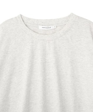 AMERICAN HOLIC バックギャザーコクーンカットプルオーバー Light Gray Mixture