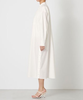 NAVE 【ReNAVE・セットアップ可/洗える/接触冷感/UVケア】コットンポリブロード ワンピース ホワイト系