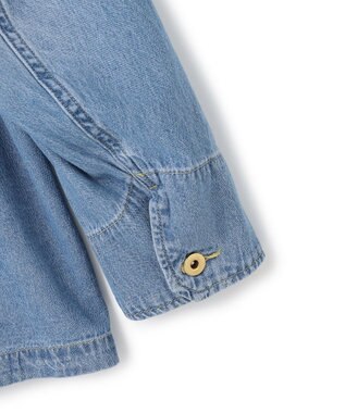 J.PRESS YORK STREET 【UNISEX】ライトオンス デニムカバーオール ダルブルー系