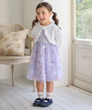 ANY KIDS ニットカーディガン オフホワイト