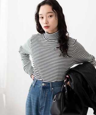 WEGO リブボーダーロンT 柄1