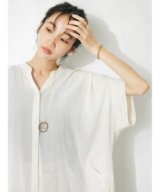 CRAFT STANDARD BOUTIQUE ヴィンテージボイルミルフィーユチュニック Off White