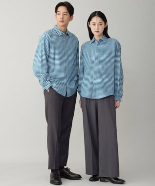 UNFILO MENS 【男女兼用】クリーンチェック ネルシャツ